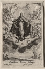 The Life of the Virgin:  The Attributes of the Virgin. Jacques Callot (French, 1592-1635). Etching