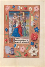 Hours of Queen Isabella the Catholic, Queen of Spain:  Fol. 73r, Descent from the Cross, c. 1500.