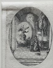 The Mysteries of the Passion:  The Annunciation. Jacques Callot (French, 1592-1635). Etching