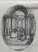 The Mysteries of the Passion:  The Presentation in the Temple. Jacques Callot (French, 1592-1635).