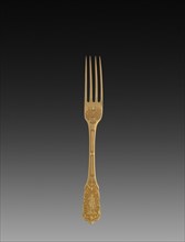 Fork, c. 1725. Germany, Augsburg(?), 18th century. Gold; overall: 19.1 cm (7 1/2 in.).