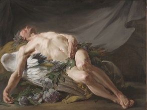 Sleep, c. 1771. Jean Bernard Restout (French, 1732-1797). Oil on canvas; framed: 127.5 x 160 x 14