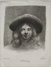 Portrait of Gerard Terborch. Adam von Bartsch (Austrian, 1757-1821). Etching