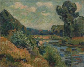 The Banks of the Marne at Charenton, c. 1895. Armand Guillaumin (French, 1841-1927). Oil on fabric;
