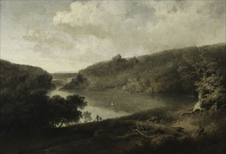 View of a Lake, c. 1830s. Thomas Doughty (American, 1793-1856). Oil on canvas; framed: 53.3 x 69.6