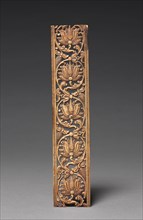 Cover of a Palm Leaf, 1700s. South India, 18th century. Ivory; overall: 26.4 x 5.4 cm (10 3/8 x 2