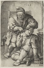 The Surgeon, 1524. Lucas van Leyden (Dutch, 1494-1533). Engraving