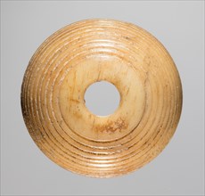 Spindle Whorl, 700s - 900s. Iran, early Islamic period, 8th - 10th century. Bone, incised; overall: