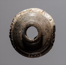 Spindle Whorl, 700s - 900s. Iran, early Islamic period, 8th - 10th century. Bone, incised; overall: