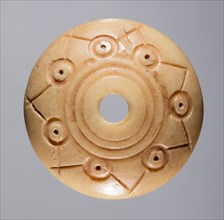 Spindle Whorl, 700s - 900s. Iran, early Islamic period, 8th - 10th century. Bone, incised; overall: