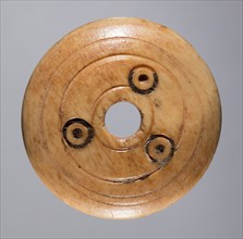 Spindle Whorl, 700s - 900s. Iran, early Islamic period, 8th - 10th century. Bone, incised; overall: