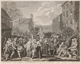 March to Finchley in the Year 1746 (After Hogarth), 1750. Luke Sullivan (British, 1705-1771).