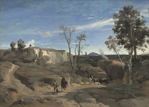 La Cervara, the Roman Campagna, c. 1830-1831. Jean Baptiste Camille Corot (French, 1796-1875). Oil