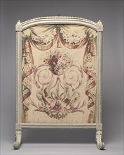 Fire Screen, c. 1785. France, Paris, style of Louis XVI, 18th century. Carved and painted wood with