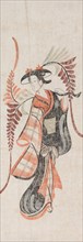 Wisteria Maiden (Fuji Musume), 17th century. Japan, Edo Period (1615-1868). Hanging scroll; ink and