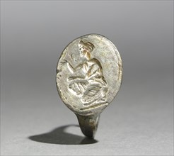 Finger Ring, 300s, or later. Greece, 4th Century (?), or later. Silver; diameter: 2 cm (13/16 in.);