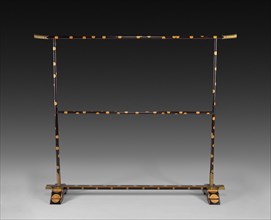 Rack for Noh Robe, 1615-1868. Japan, Edo Period (1615-1868). Lacquer on wood with metal fittings;