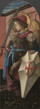 Pair of Panels from a Triptych: The Archangel Michael and St. Anthony Abbot, 1458. Filippo Lippi