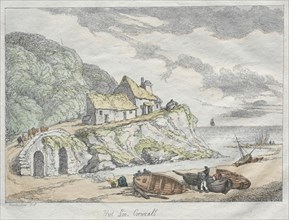 Rowlandson's Sketches from Nature:  West Loo, Cornwall, 1822. Thomas Rowlandson (British,