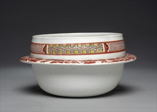 Rice Container: Ko Imari Type, late 17th century. Japan, Edo Period (1615-1868). Porcelain with
