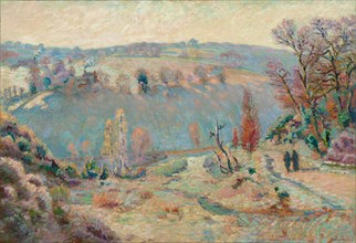 Valley of the Sédelle at Pont Charraud:  White Frost, c.1903-1911. Armand Guillaumin (French,