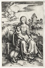 The Virgin and Child with a Monkey, c. 1498. Albrecht Dürer (German, 1471-1528). Engraving; image: