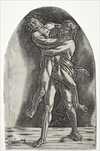 Hercules and Antaeus, c.1510. Master of the Year 1515 (Italian), probably by Agostino Busti