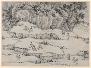 Twelve Views of Tiger Hill, Suzhou: The Nodding Stone Terrace, Tiger Hill, and the Thousand-Man