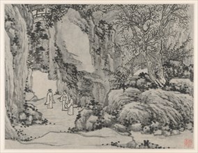 Twelve Views of Tiger Hill, Suzhou: The Sword Spring, Tiger Hill, after 1490. Shen Zhou (Chinese,