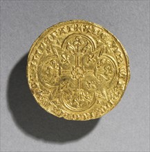Mouton d'Or of King Jean le Bon of France, 1350-1364 (reverse), 1350-1364. France, Gothic period,