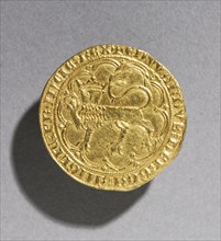 Leopard d'Or of Edward III of England (obverse), 1327-1377. England, Anglo-Gallic, Gothic period,