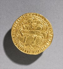 Leopard d'Or of Edward III of England , 1327-1377. England, Anglo-Gallic, Gothic period, 14th