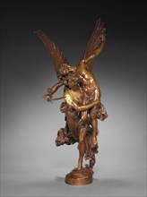 Gloria Victis, c. 1880. Antonin Mercié (French, 1845-1916). Bronze with gilding; overall: 73.7 cm
