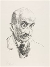Self-Portrait, 1921. Max Liebermann (German, 1847-1935). Lithograph