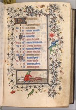 Hours of Charles the Noble, King of Navarre (1361-1425): fol. 11r, November, c. 1405. Master of the