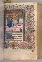 Hours of Charles the Noble, King of Navarre (1361-1425): fol. 128r, Man of Sorrows, c. 1405. Master