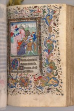 Hours of Charles the Noble, King of Navarre (1361-1425): fol. 170v, Christ Carrying the Cross, c.