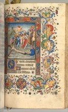 Hours of Charles the Noble, King of Navarre (1361-1425): fol. 179r, Christ Nailed to the Cross, c.