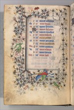 Hours of Charles the Noble, King of Navarre (1361-1425): fol. 2v, February, c. 1405. Master of the