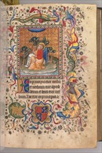 Hours of Charles the Noble, King of Navarre (1361-1425): fol.1r, St. John the Evagelist, c. 1405.