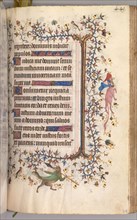 Hours of Charles the Noble, King of Navarre (1361-1425): fol. 215r, Text, c. 1405. Master of the