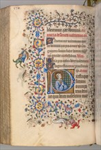 Hours of Charles the Noble, King of Navarre (1361-1425), fol. 281v, St. Valentine, c. 1405. Master