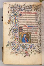 Hours of Charles the Noble, King of Navarre (1361-1425), fol. 304v, St. Martha, c. 1405. Master of