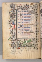 Hours of Charles the Noble, King of Navarre (1361-1425): fol. 6v, June, c. 1405. Master of the