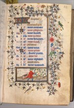Hours of Charles the Noble, King of Navarre (1361-1425): fol. 9r, September, c. 1405. Master of the