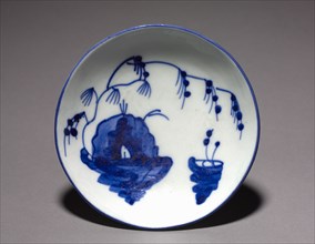 Saucer, 1800s ?. Chantilly Porcelain Factory (French). Porcelain; diameter: 12.7 cm (5 in.).