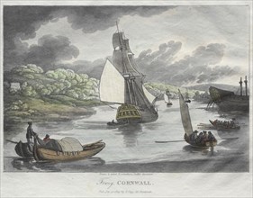 Rowlandson's Sketches from Nature:  Fowey, Cornwall, 1809. Thomas Rowlandson (British, 1756-1827).