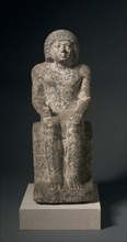 Seated Statue of Nykara, 2408-2377 BC. Egypt, Old Kingdom, Dynasty 5, reign of Niuserra or later,
