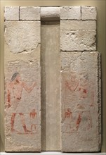 False Door of Nykara, 2408-2341 BC. Egypt, Old Kingdom, Dynasty 5, reign of Niuserra or slightly