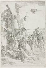 Adoration of the Magi, ca. 1740. Giovanni Battista Tiepolo (Italian, 1696-1770). Etching